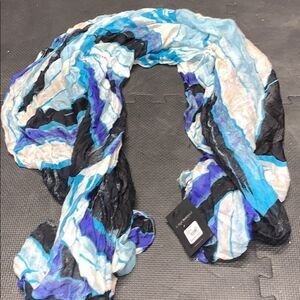 NWT Lane Bryant Blue, White, and Black Scarf